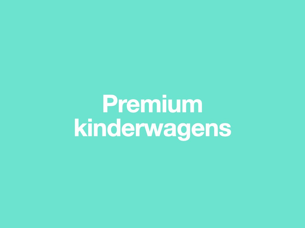 Premium kinderwagens